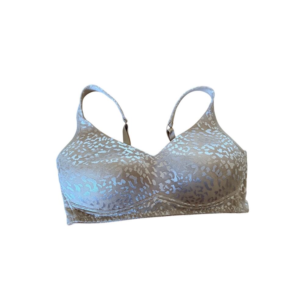Rhonda jaquard‎ print beige bra